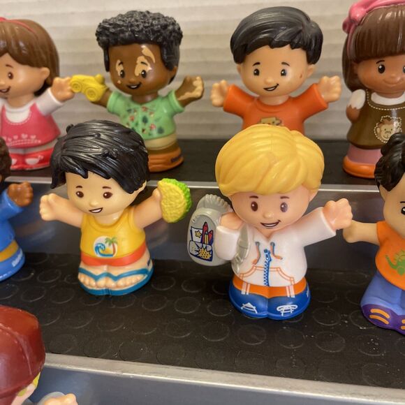 Fisher Price Little People Mixed Figure Lot Of 11 School Children Vitiligo - Picture 6 of 12